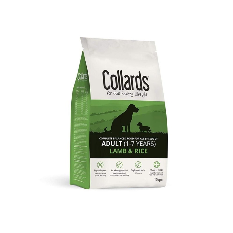 Collards Adult Lamb and Rice Dog Food - 10kg