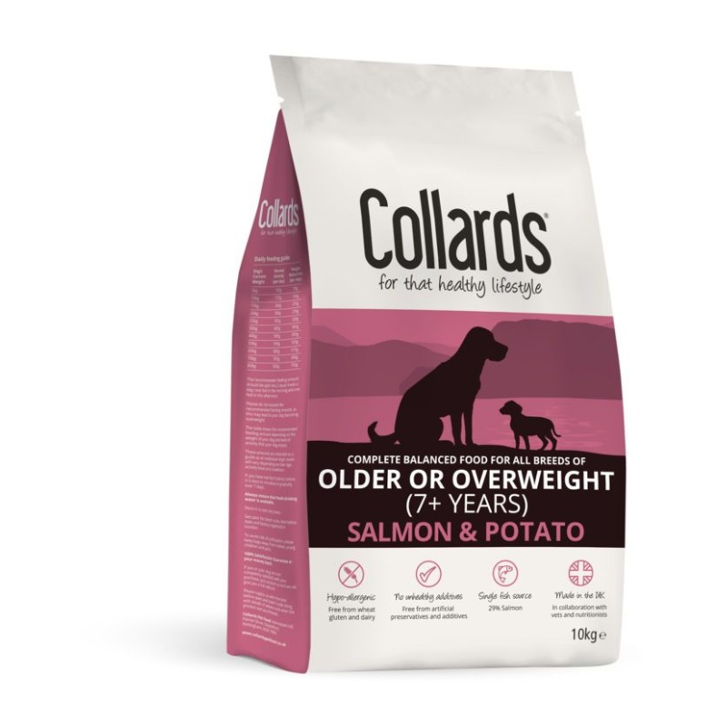 Collards Older Or Overweight Salmon And Potato Dog Food - 10kg