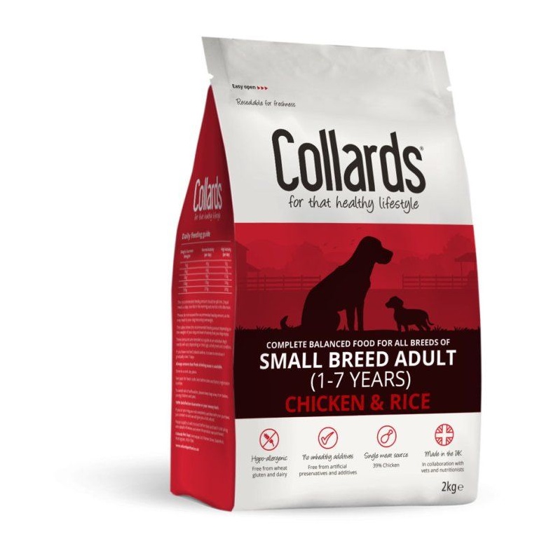 Collards Small Breed Chicken And Rice Dog Food - 2kg