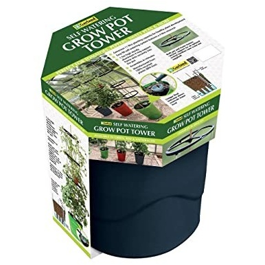 Garland Self Watering Grow Pot Tower Anthracite