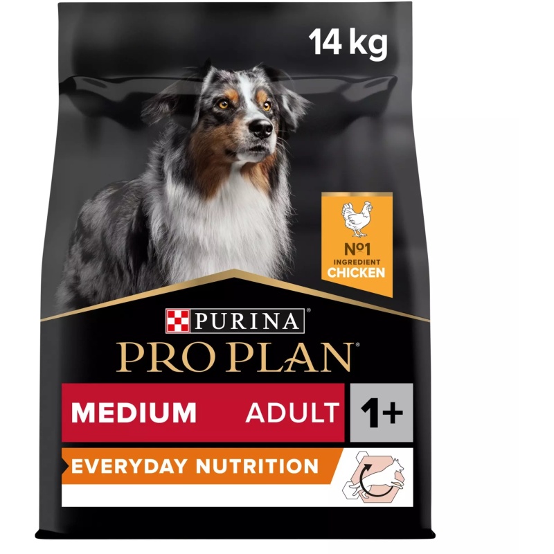 Pro Plan Medium Adult Chicken Dry Dog Food - 3kg