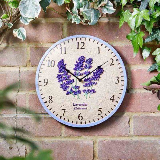 Lavender 12 Wall Clock