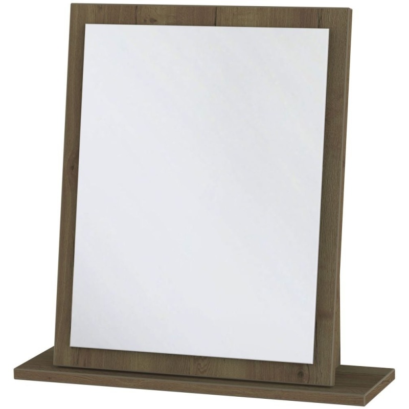 Kent Small Dressing Table Mirror - White Ash and Oak