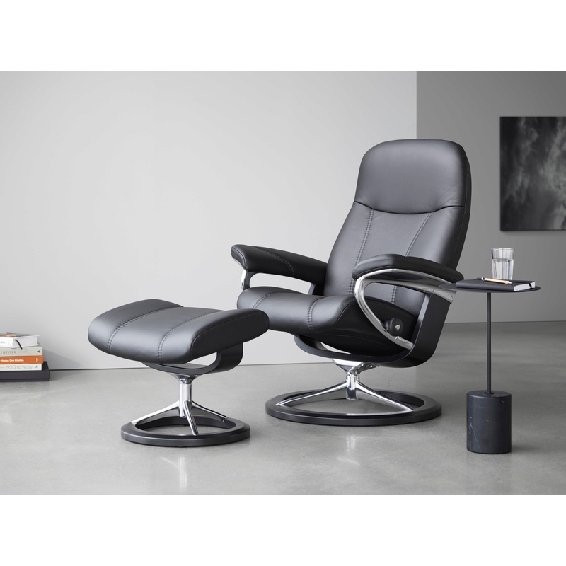 Stressless Consul Signature Chair & Footstool