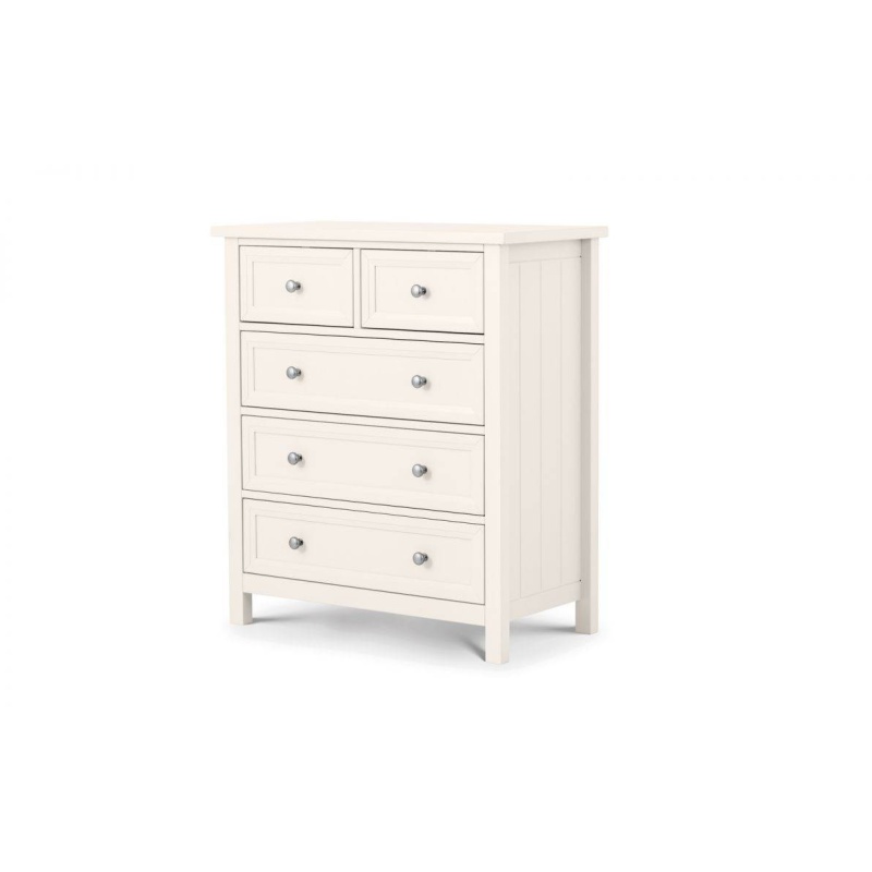 Photos - Dresser / Chests of Drawers Julian Bowen Maine 32 Drawer Chest - Surf White 