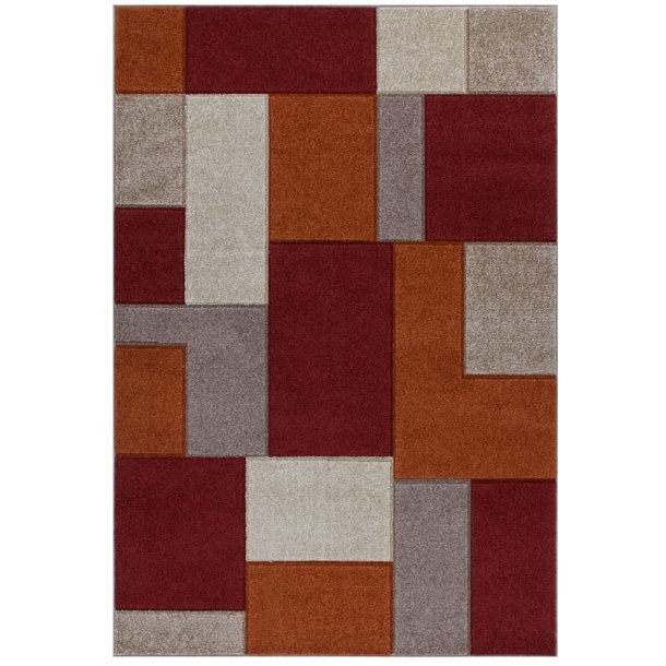 Oriental Weavers Portland 8425 R Rug-(Orange)