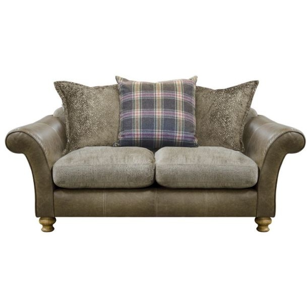 Alexander and James Blake Pillow Back 2 Seater Sofa - Jin/Cal/Aurora - Option 3