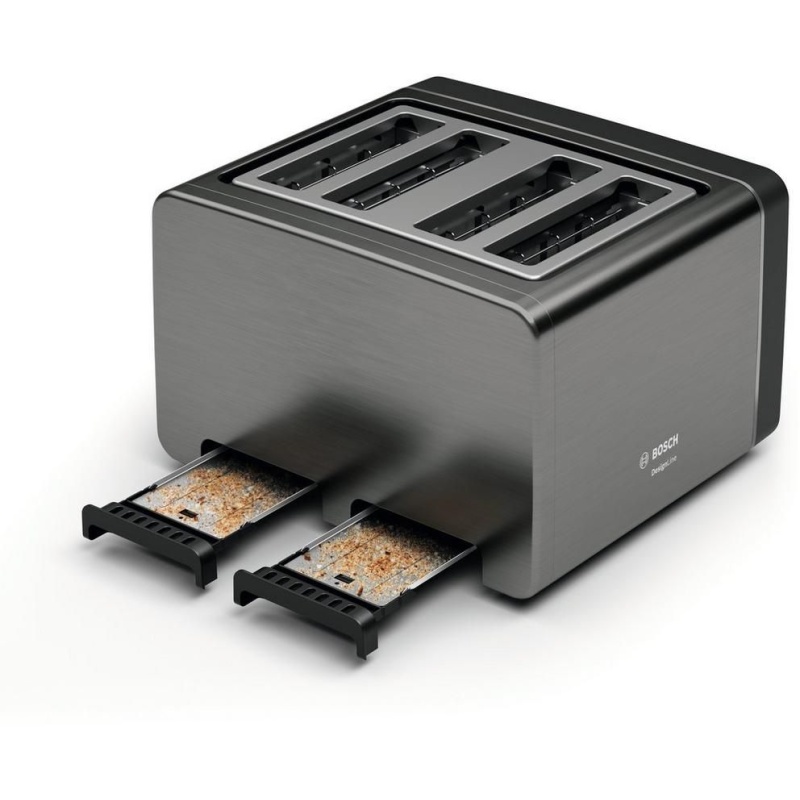 Bosch TAT5P445GB 4 Slice Toaster Anthracite Downtown