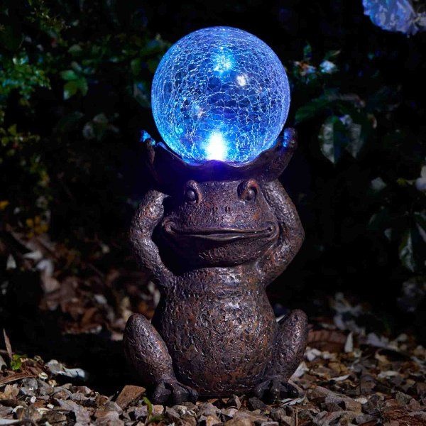 Smart Solar Gazing Frog