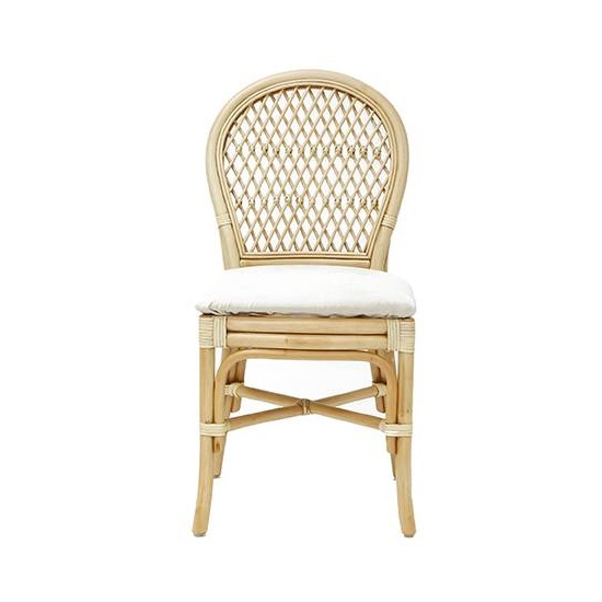 Daro Bistro Dining Chair Light Natural Wash - Fabric - Grade D