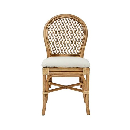 Daro Bistro Dining Chair Natural Wash - Fabric - Grade D