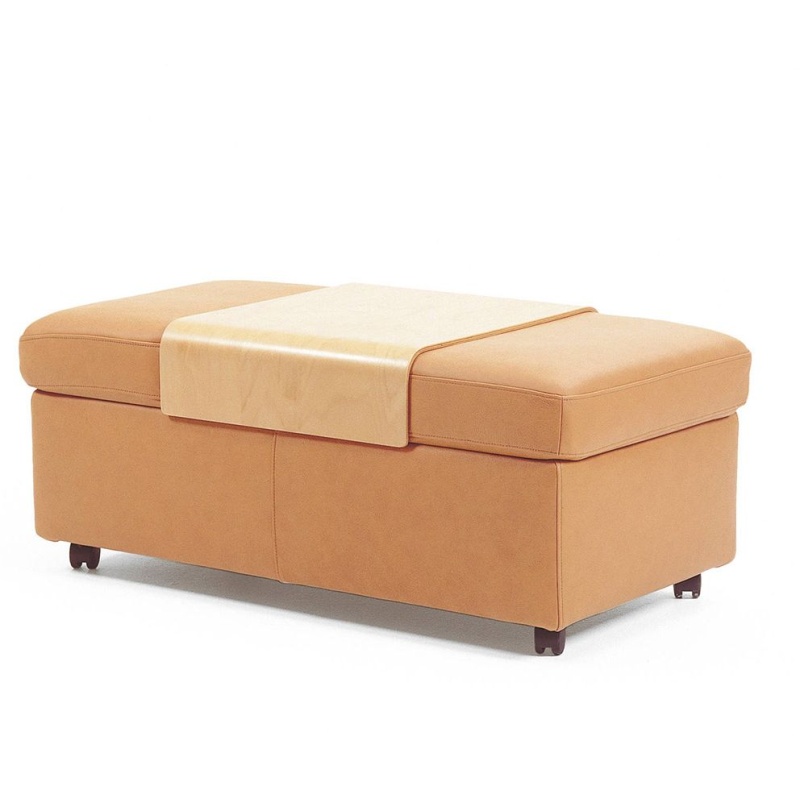 Stressless Double Ottoman - Leather - Batick