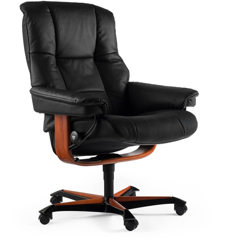 Stressless Mayfair Office Chair - Leather - Paloma