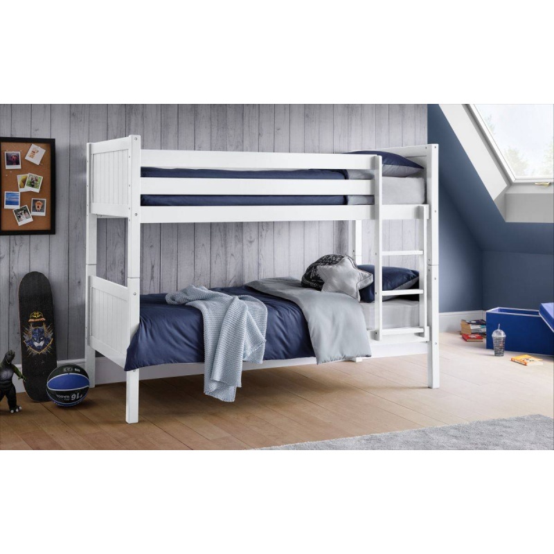 Julian Bowen Bella Bunk Bed - White BEL301