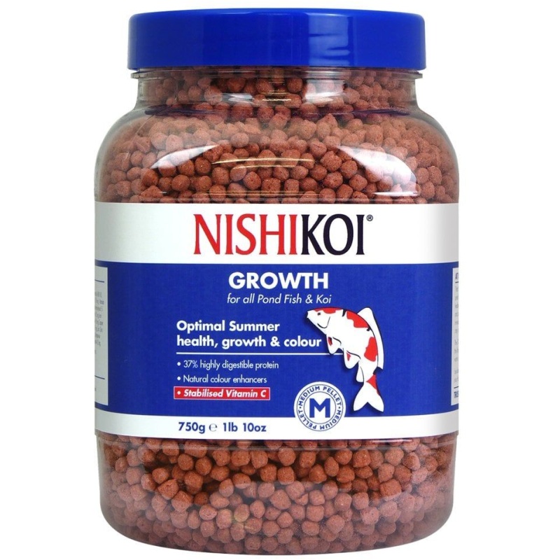 Nishikoi Growth Pellets - 1250G - Medium 4mm