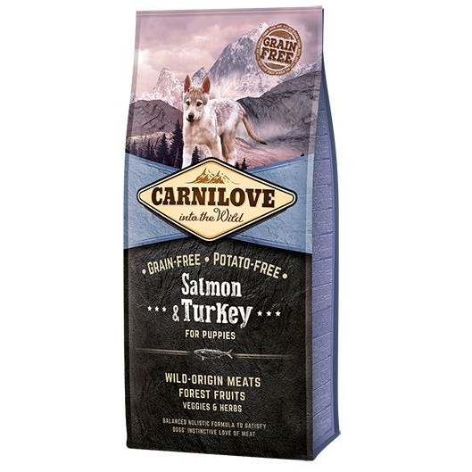 Carnilove Salmon And Turkey Dry Puppy Food - 1.5kg