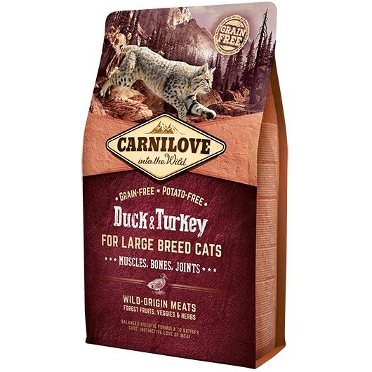 Carnilove Duck And Turkey Large Breed Cat - 2kg