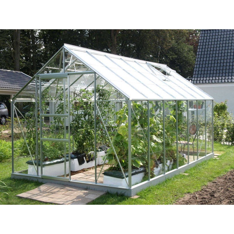 Vitavia Neptune Aluminium Frame Greenhouse - 8 x 8 - Model 6700 - 4mm Polycarbonate