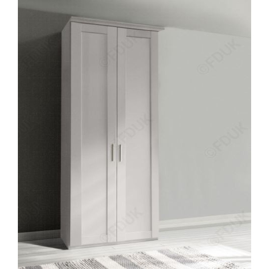 Wiemann Cambridge 2 Door Wardrobe - Finish In White