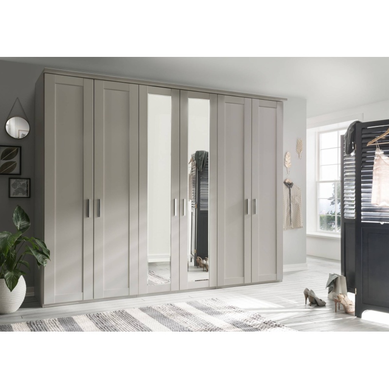 Wiemann Cambridge 6 Door Wardrobe - Finish In White