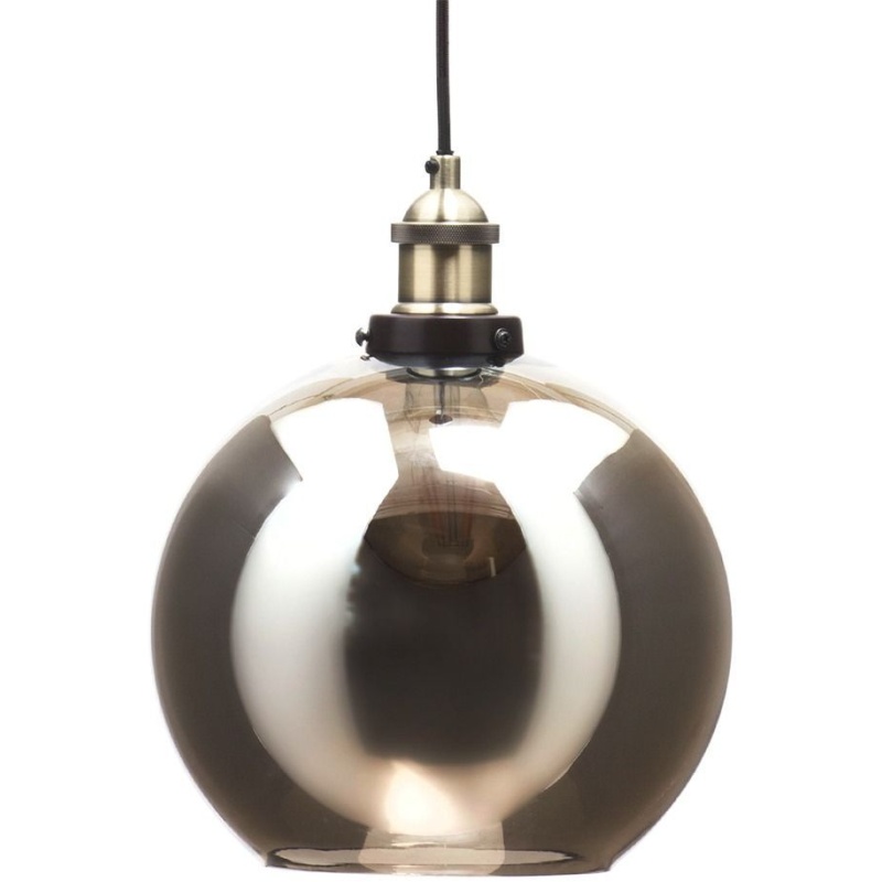 BHS Carter Industrial Glass Ball Pendant