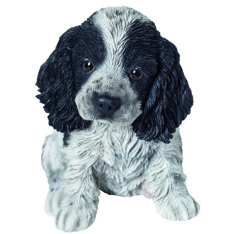 Vivid Arts Black/White Cocker Spaniel Puppy Petpal