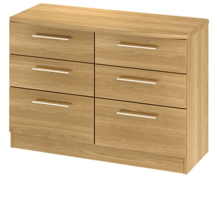 Maxwell 6 Drawer Midi Chest - Finish