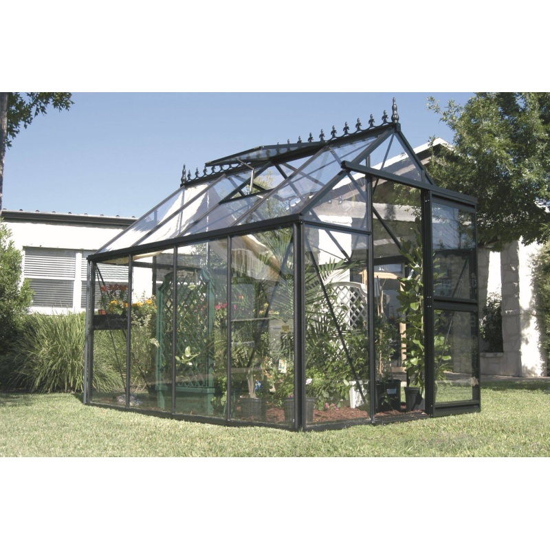 Janssens Eos Junior Victorian 160/40 Tempered Glass Greenhouse - 8ft x 15ft