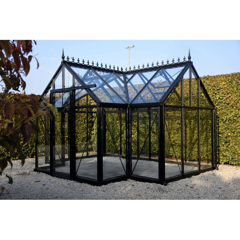 Janssens Eos Junior T-Model 160/40 Tempered Glass Greenhouse 10ft x 13ft