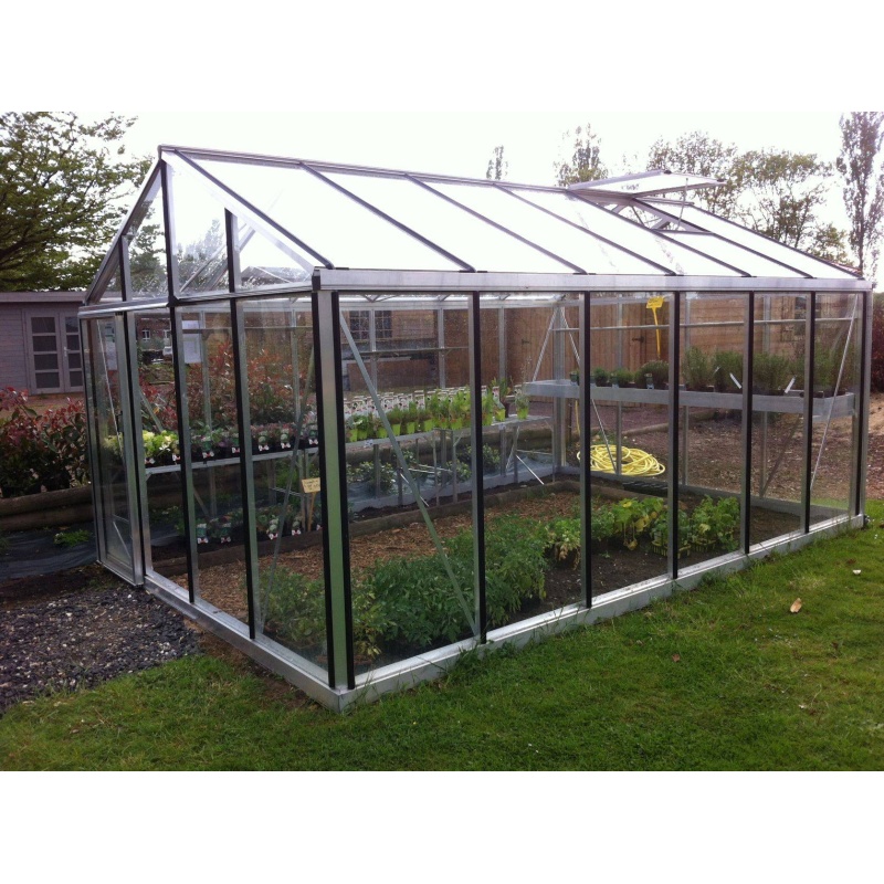 Janssens Helios Senior Hobby 180/25 Tempered Glass Greenhouse - 8ft x 15ft