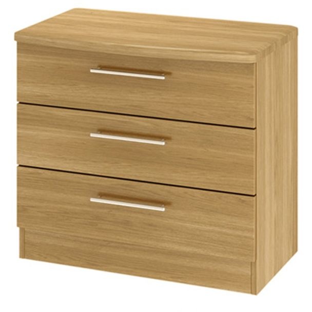 Maxwell 3 Drawer Deep Chest - Finish