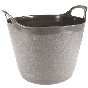 Town and Country Round Garden Flexi-Tub - Graphite Grey - Large 40 litres