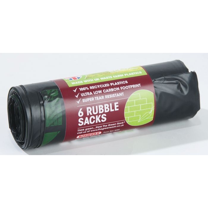 Bosmere Plain Top Rubble Sacks - 45L x6