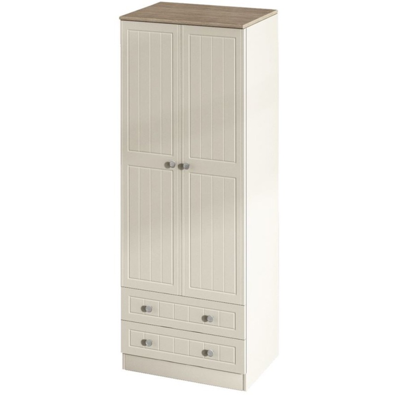 Epworth 2ft 6in 2 Drawer Robe - Finish In Creams and Beiges