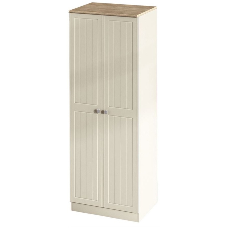 Epworth Tall 2ft 6in Drawer Hanging Robe - Finish In Creams and Beiges