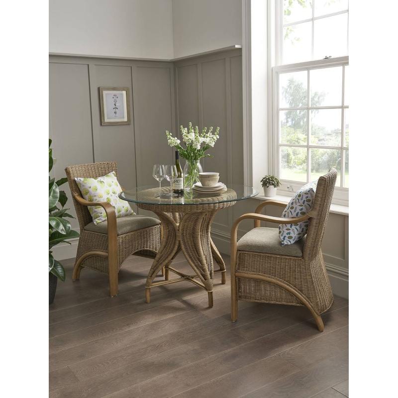 Daro Waterford Round Dining Table Natural Wash - 85cm