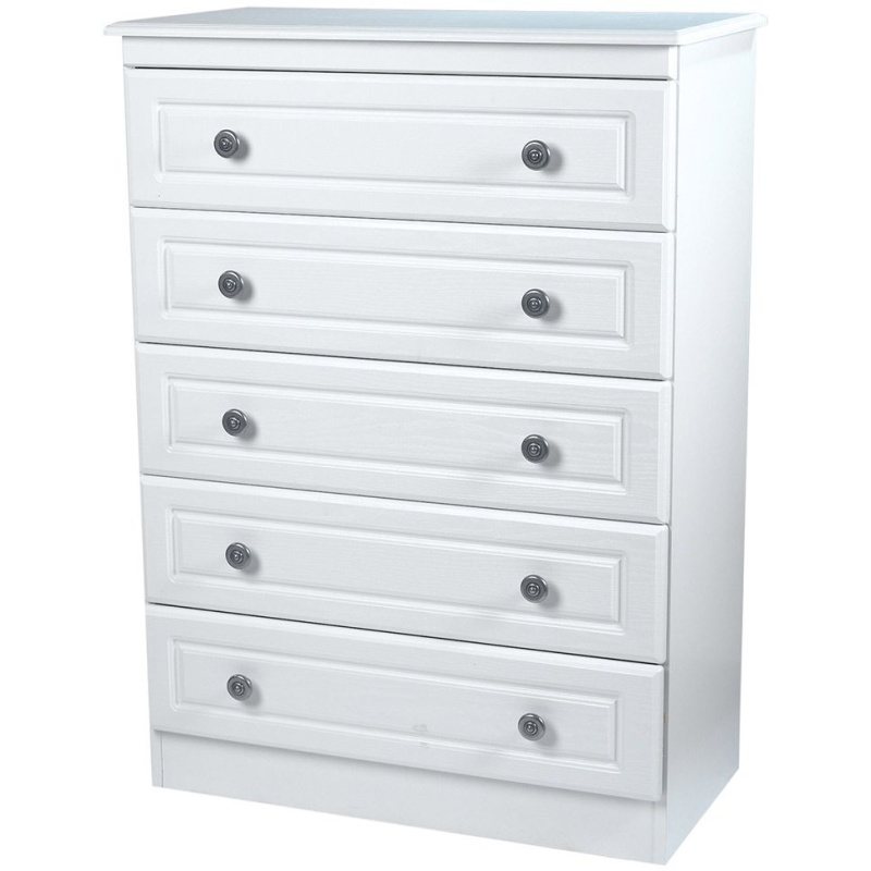 Nocton 5 Drawer Chest - Non-Gloss