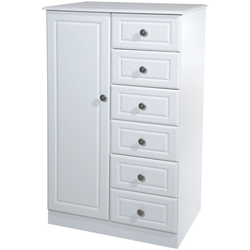 Nocton Childrens Wardrobe - Non-Gloss In White