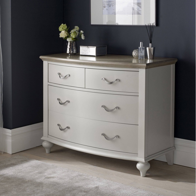 Montreal Grey Washed Oak and Soft Grey 22 Drawer Chest