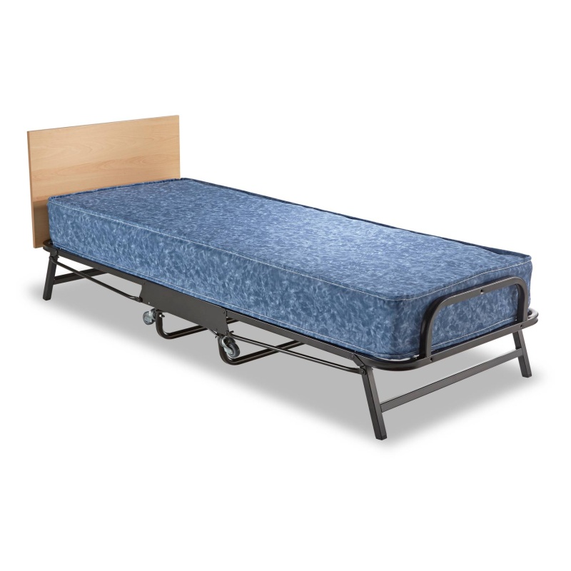 Jay-Be Crown Windermere Folding Bed With Waterproof Deep Sprung Mattress - Single In Black