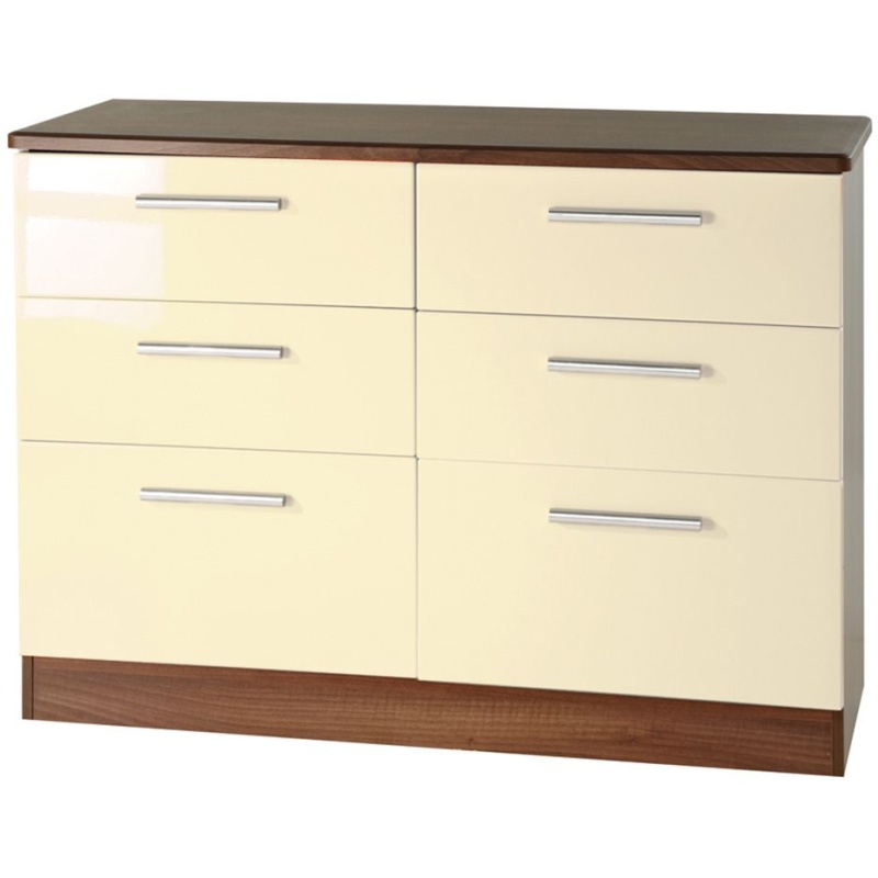 London 6 Drawer Midi Chest - Finish