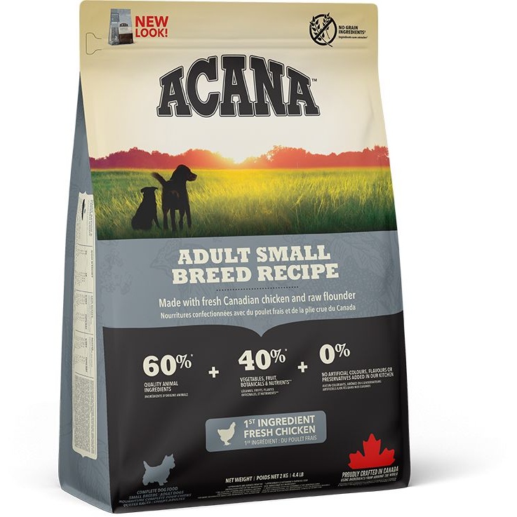 Acana Heritage Adult Small Breed Dog Food - 2kg - 2kg