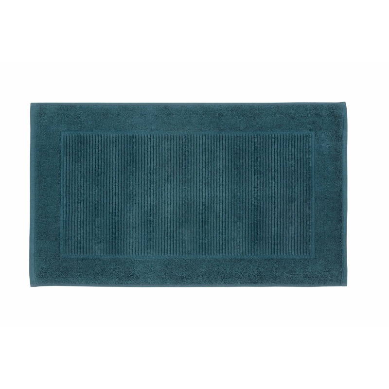 Christy Supreme Terry Towelling Bath Mat 50 X 90cm - Kingfisher In Blue