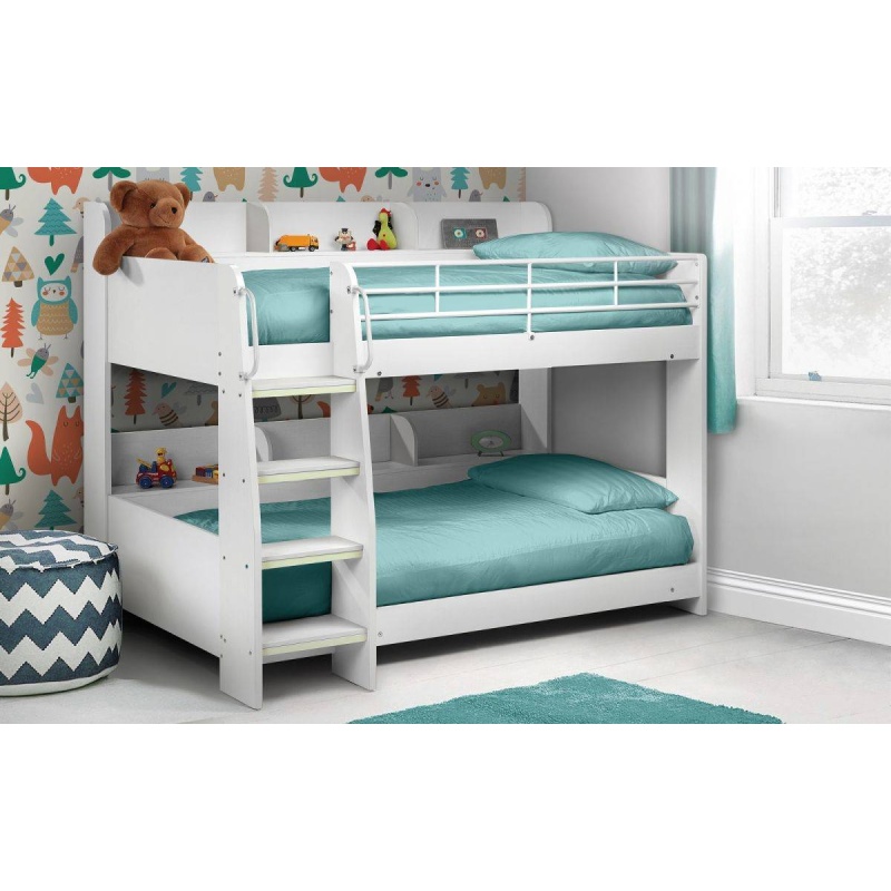 Julian Bowen Domino Bunk Beds - White Lifestyle