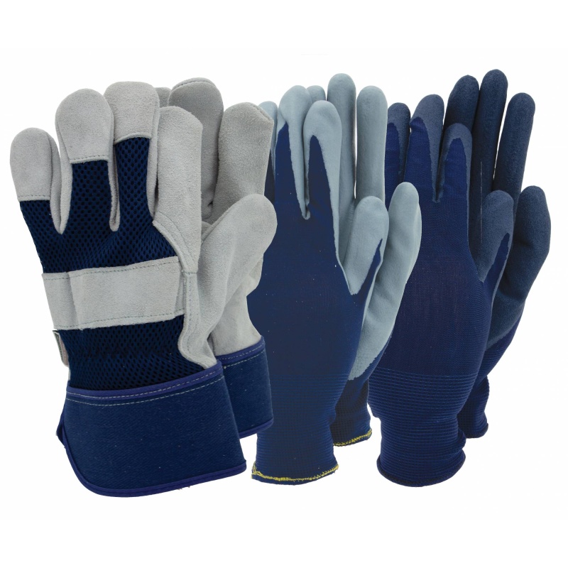 Town And Country Mens Gloves Triple Pack With Rigger