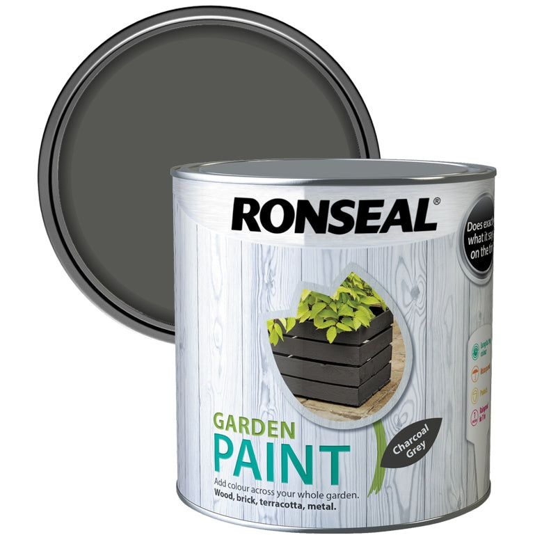 Photos - Paint / Enamel Ronseal Garden Paint Charcoal Grey - 2.5L