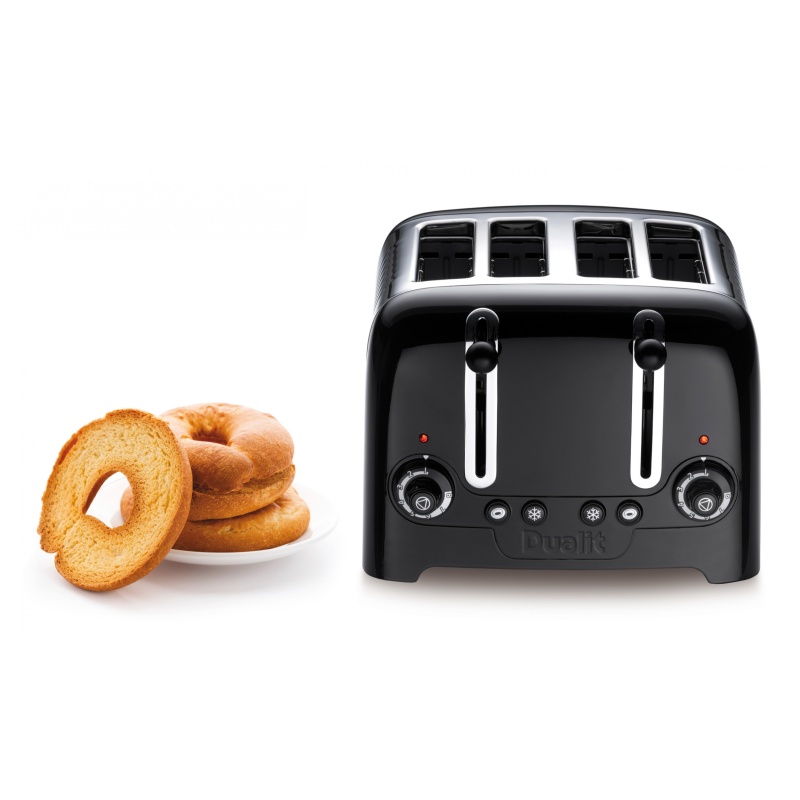 Dualit 4 Slice Lite Toaster With Bagel And Defrost Button