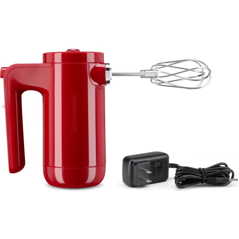 KitchenAid 5KHMB732BER 16W Cordless Hand Mixer - Empire Red