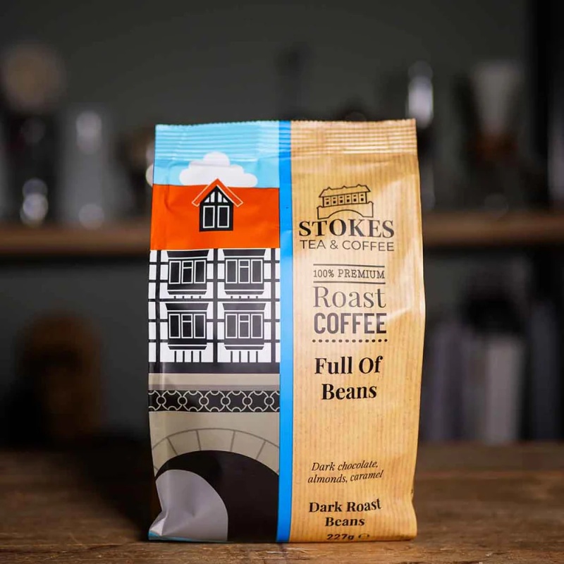 R W Stokes & Sons LTD R W Stokes & Sons Full Of Beans Coffee Beans - 227g