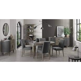 Markham Silver Grey 6-8 Dining Table